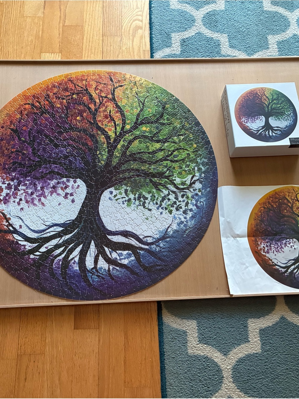 Round Tree of Life Jigsaw Puzzle